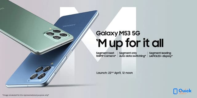 Samsung Galaxy M53 5G To Be Launched In India On April 22